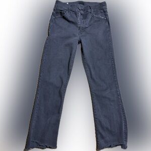 MOTHER The Insider Crop Step Fray Jeans – Not Guilty – Size 27